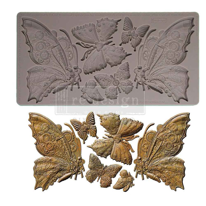 NEW! Redesign Mould - STEAMFLIGHT SYMPHONY (5" x 10") - Rustic Farmhouse Charm