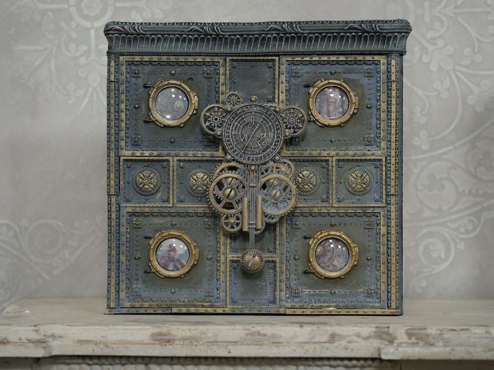 LaBlanche Mould - STEAMPUNK BACKGROUND (12.7 cm x 20.3 cm)