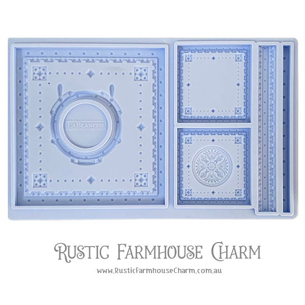 LaBlanche Mould - STEAMPUNK BACKGROUND (12.7 cm x 20.3 cm)