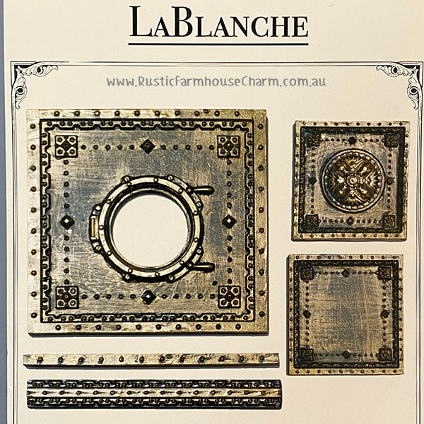 LaBlanche Mould - STEAMPUNK BACKGROUND (12.7 cm x 20.3 cm)
