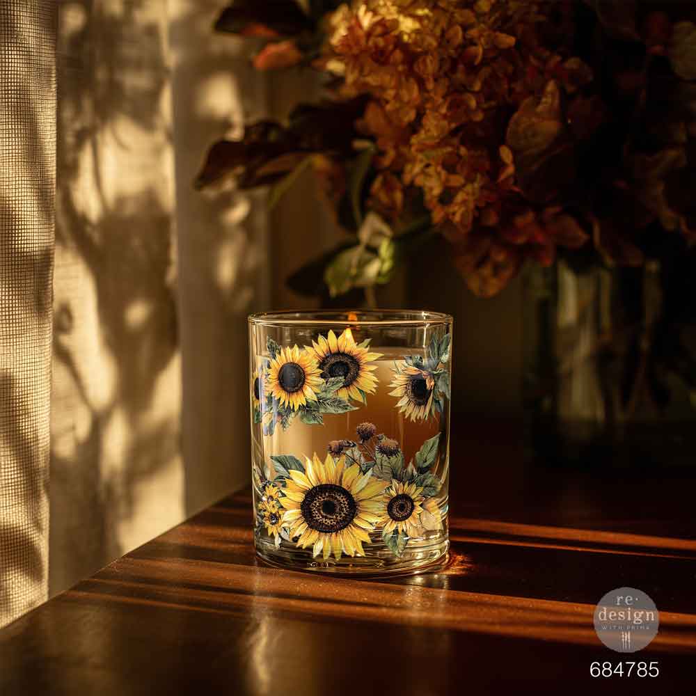 NEW! Redesign Luxe Transfer - SUN-DRENCHED HARVEST (2 sheets, 8.25cm x 29.2cm)