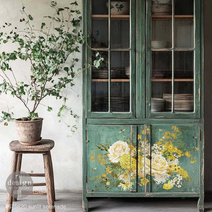 NEW! Redesign Transfer - SUNLIT SERENADE (60.96cm x 88.9cm) - Rustic Farmhouse Charm
