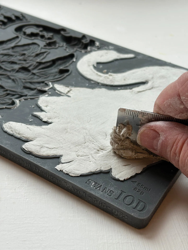 NEW! IOD Mould - SWANS (6"x10", 15.24cm x 25.4cm) - Rustic Farmhouse Charm