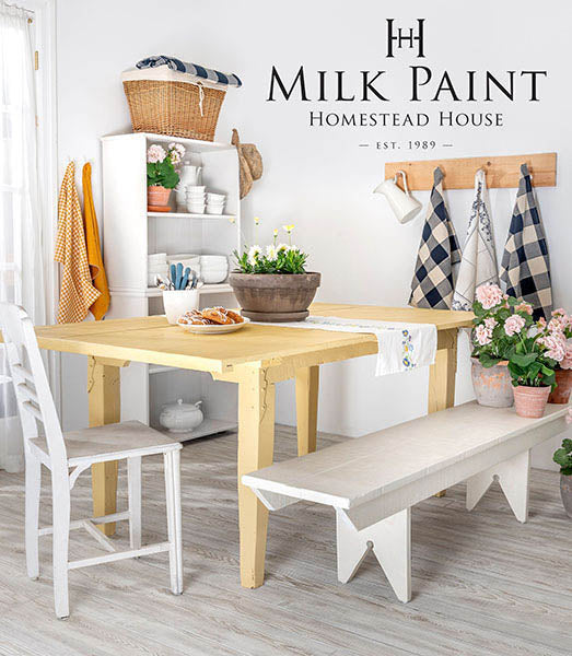 Homestead House Milk Paint - SWEDISH YELLOW - Rustic Farmhouse Charm