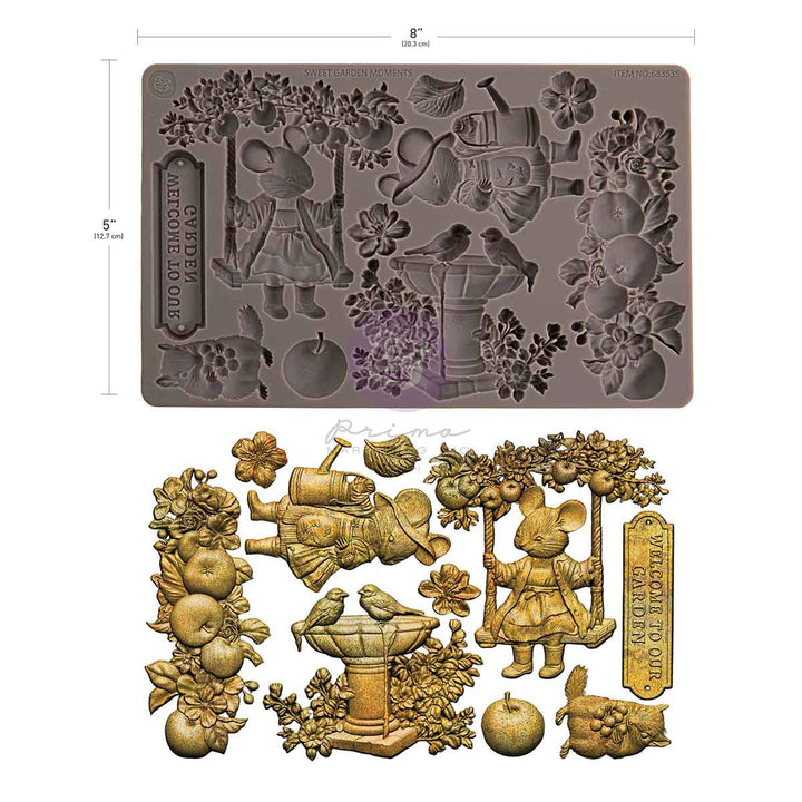 NEW! Prima Marketing Mould 'Homegrown Collection' - SWEET GARDEN (5" x 8")