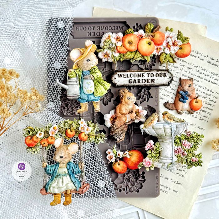 NEW! Prima Marketing Mould 'Homegrown Collection' - SWEET GARDEN (5" x 8")