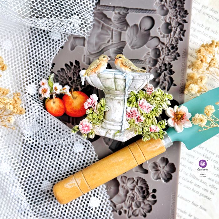 NEW! Prima Marketing Mould 'Homegrown Collection' - SWEET GARDEN (5" x 8")
