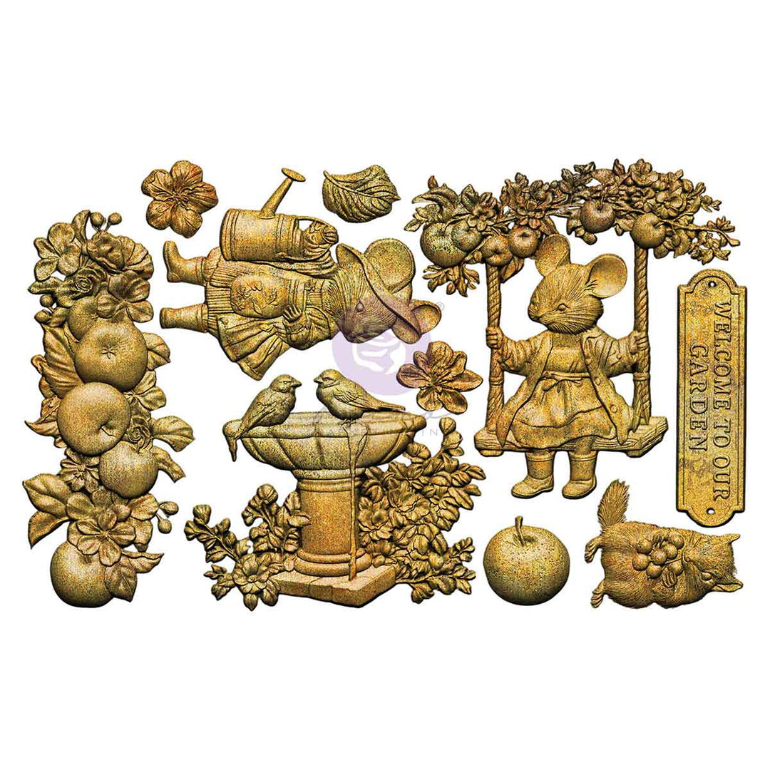 NEW! Prima Marketing Mould 'Homegrown Collection' - SWEET GARDEN (5" x 8")