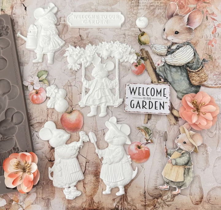 NEW! Prima Marketing Mould 'Homegrown Collection' - SWEET GARDEN (5" x 8")