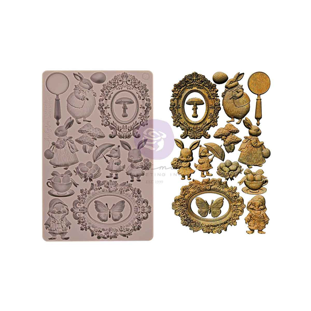NEW! Prima Marketing Mould - SWEET SPRING COLLECTION (5" x 8") - Rustic Farmhouse Charm