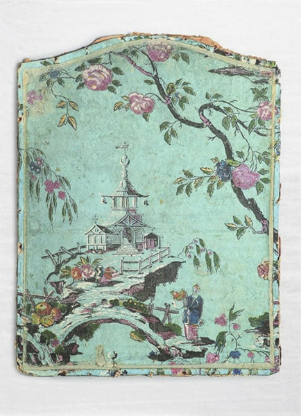 Decoupage Tissue Paper - Tea Garden Pagoda & Bridge (46.8cm x 62.2cm)