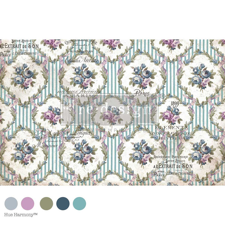 LIMITED! Redesign Decoupage Fibre - THE APOTHECARY'S TROUSSEAU (49.53cm x 76.2cm)