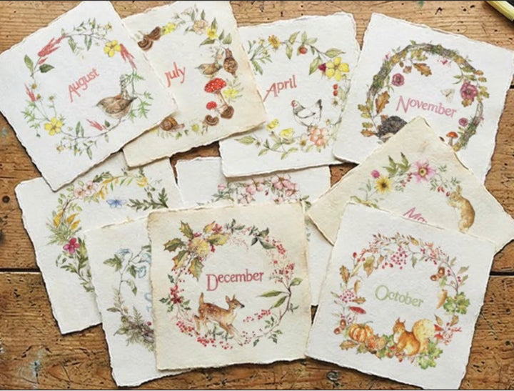 NEW! IOD Transfer Pad - THE BRAMBLEWOOD DIARIES (set of eight 8"x12" sheets)