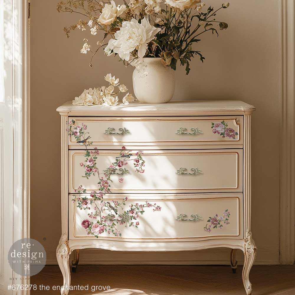 NEW! Redesign Middy Transfer - THE ENCHANTED GROVE (3 sheets, each 21.59cm x 27.94cm) - Rustic Farmhouse Charm