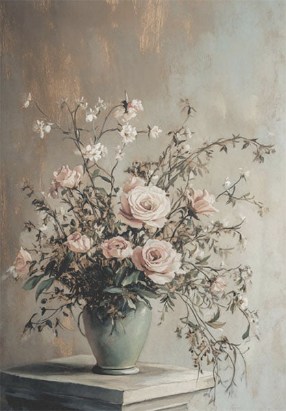 Decoupage Tissue Paper - The Rose Gatherer's Vase (35.56cm x 50.8cm)