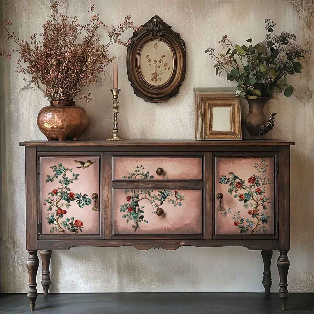 NEW! Redesign Middy Transfer - THE ROSY NEST (3 sheets, each 21.59cm x 27.94cm)