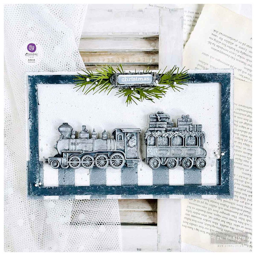 NEW! Redesign Mould - THE JOLLY EXPRESS (5" x 10")