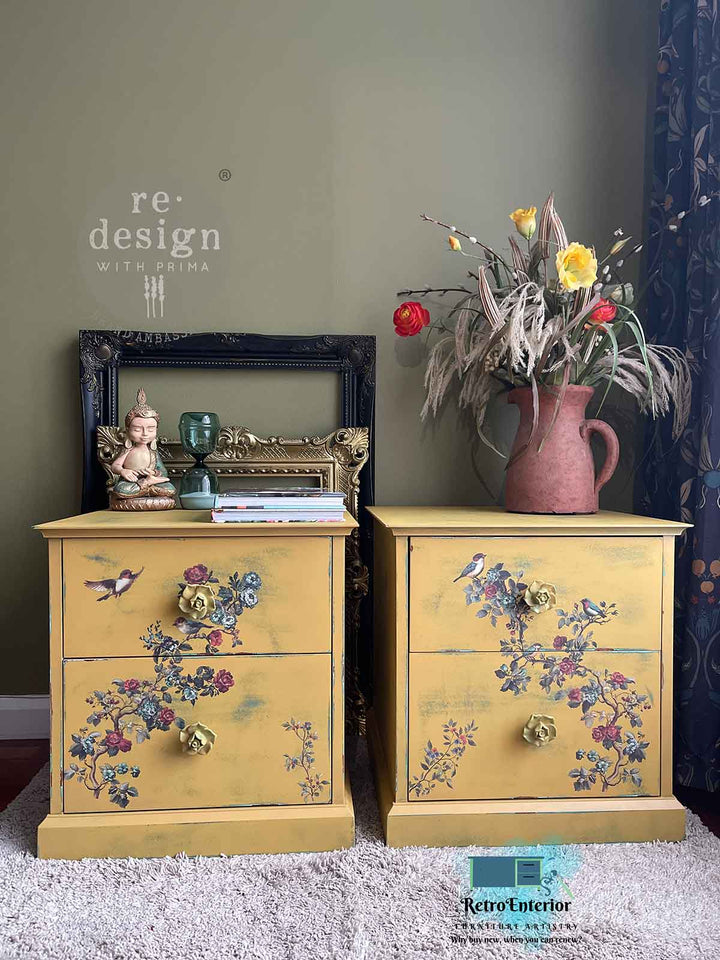 NEW! Redesign Middy Transfer - THE ROSY NEST (3 sheets, each 21.59cm x 27.94cm)