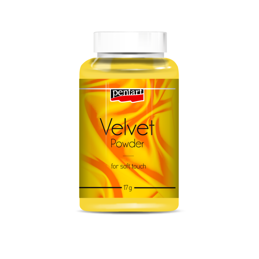 CITRINE YELLOW Velvet Powder by Pentart 17g - Rustic Farmhouse Charm