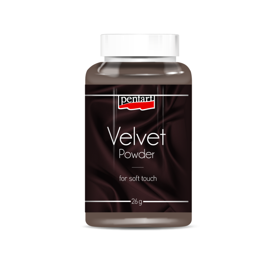 EARTH BROWN Velvet Powder by Pentart 26g - Rustic Farmhouse Charm