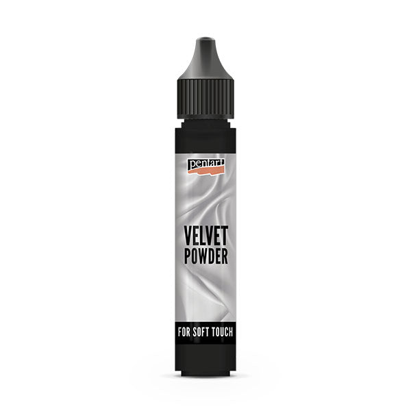 Pentart Velvet Powder - BLACK - Rustic Farmhouse Charm