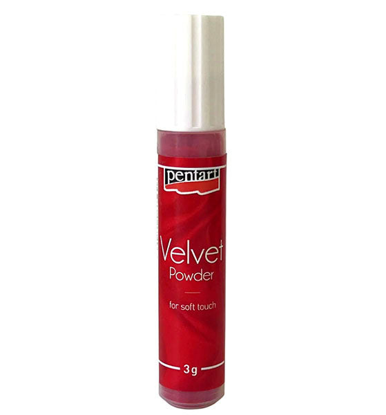 Pentart Velvet Powder - RED - Rustic Farmhouse Charm