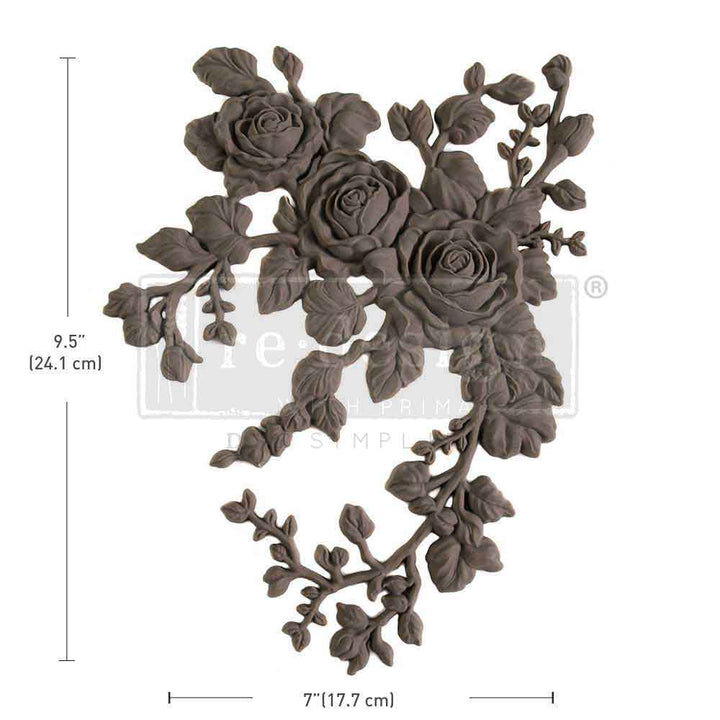 NEW! Redesign Décor Poly - VELVET CASCADE RIGHT (24.1cm x 17.8cm x 1.3cm) - Rustic Farmhouse Charm
