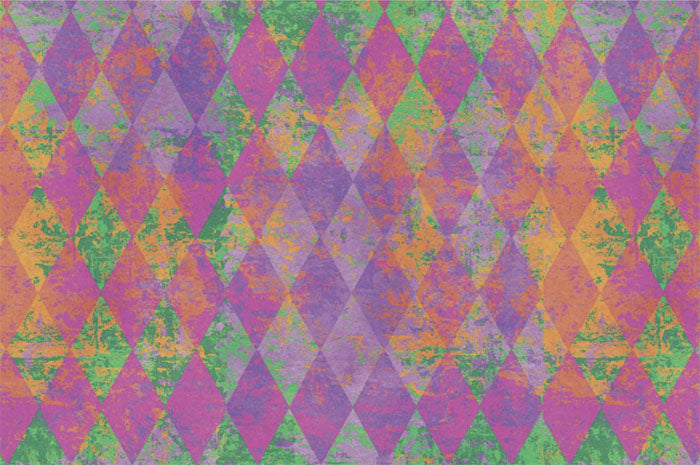 Decoupage Tissue Paper - Vibrant Colours Harlequin Pattern (50.8cm x 76.2cm)