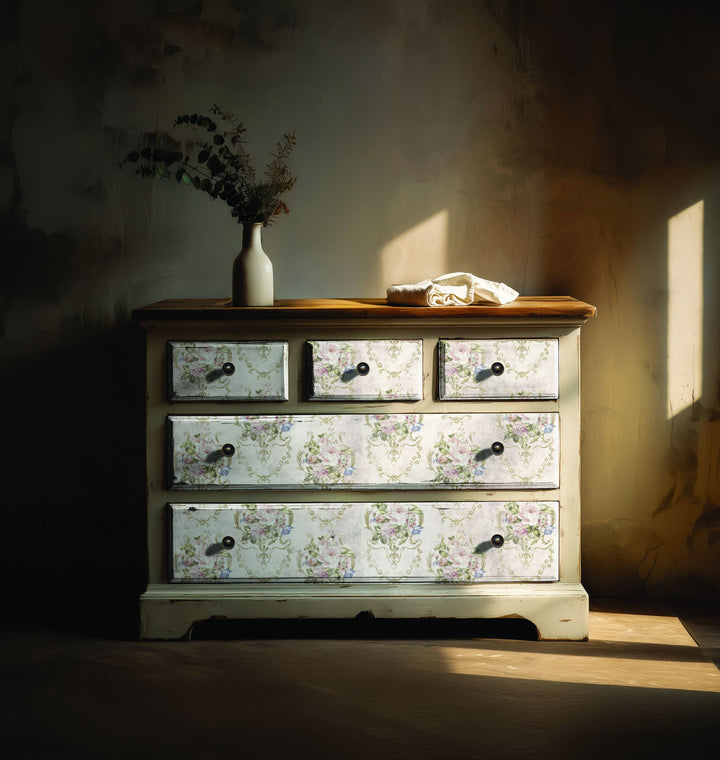LIMITED! Redesign A1 Decoupage Fibre Paper - VICTORIAN TEA ROOM (59.44cm x 84.07cm)