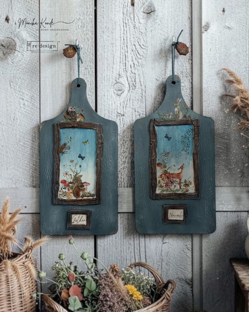 NEW! Redesign Mould - VINTAGE TIMBER CHRISTMAS (5" x 8")