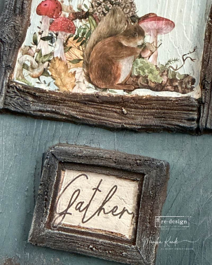 NEW! Redesign Mould - VINTAGE TIMBER CHRISTMAS (5" x 8")