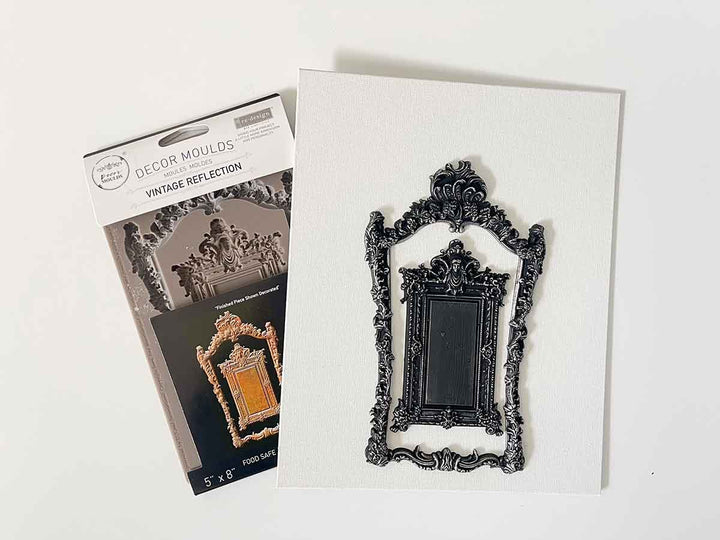 NEW! Redesign Mould - VINTAGE REFLECTION (5" x 8") - Rustic Farmhouse Charm
