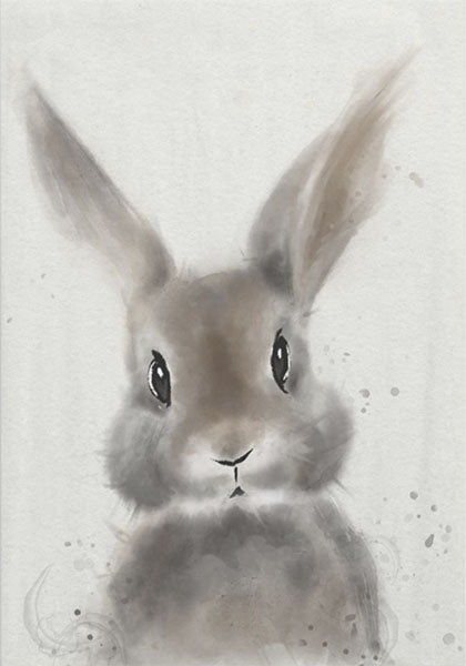 Decoupage Tissue Paper - What a Cute Bunny! - Rustic Farmhouse Charm