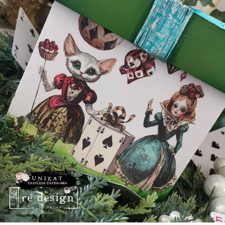 NEW! Redesign Middy Transfer - WHIMSICAL HOLIDAY DREAMS (4 sheets, each 21.59cm x 27.94cm) - Rustic Farmhouse Charm
