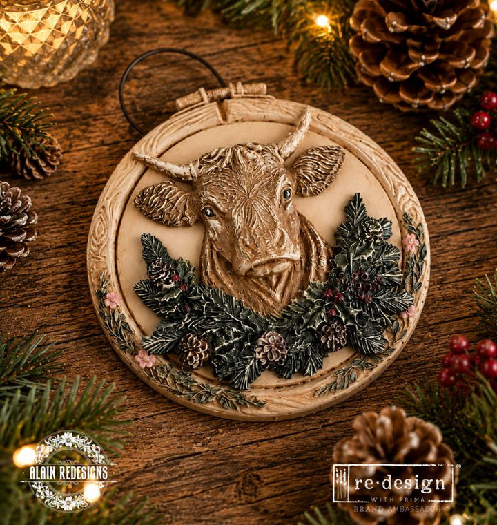 NEW! Redesign Mould - WINTER BARNSTEAD (5" x 8")