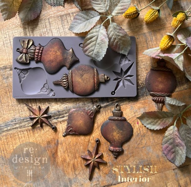 NEW! Redesign Mould - WINTER LUXE BLANKS (5" x 10")