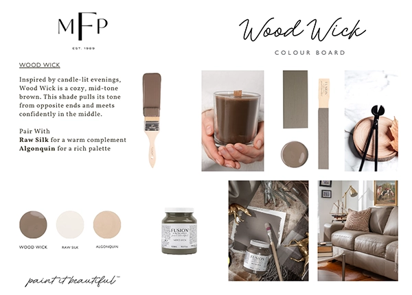 NEW! WOOD WICK Fusion™ Mineral Paint - Rustic Farmhouse Charm