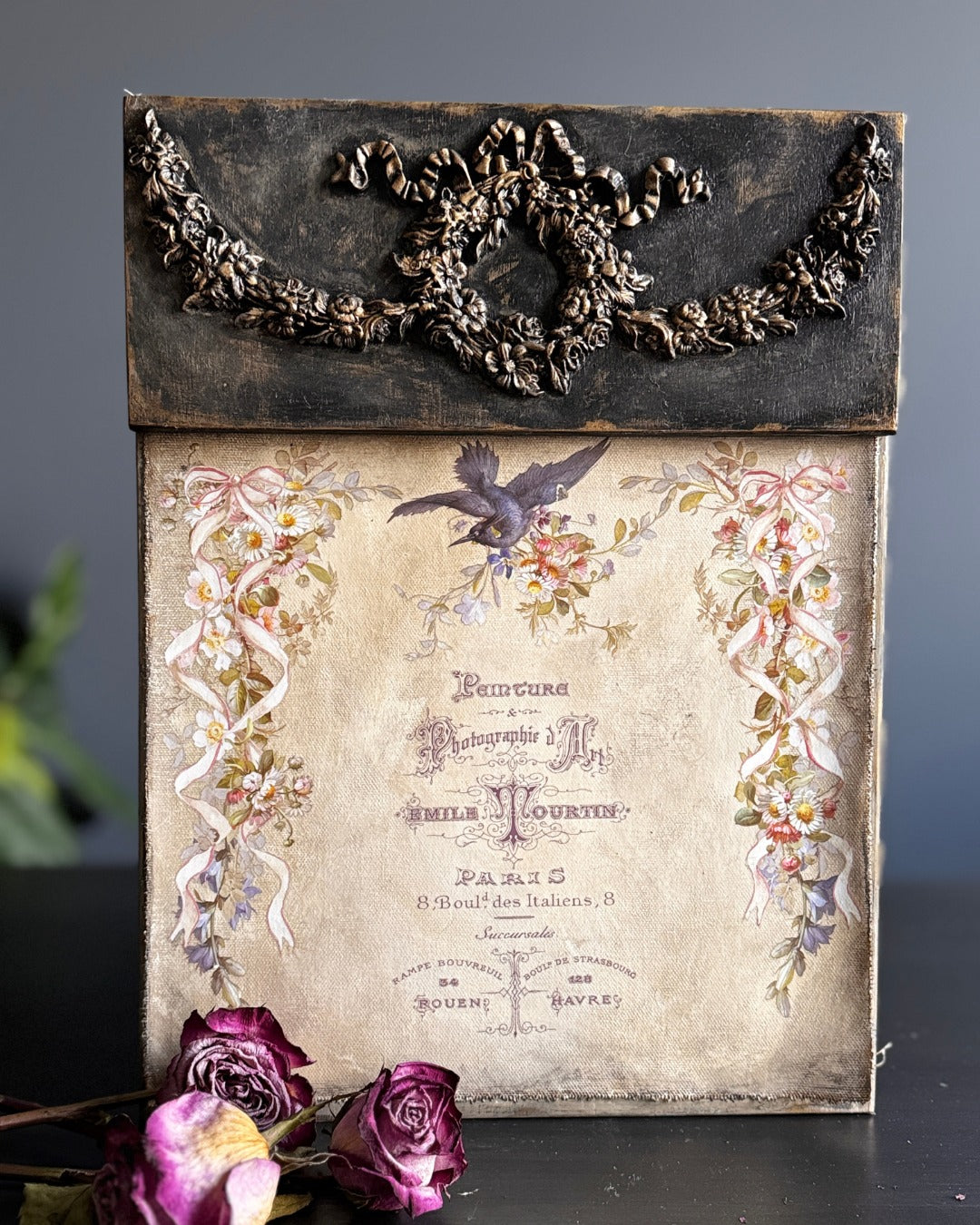 NEW! IOD Mould - WREATH & SWAGS (6"x10", 15.24cm x 25.4cm)