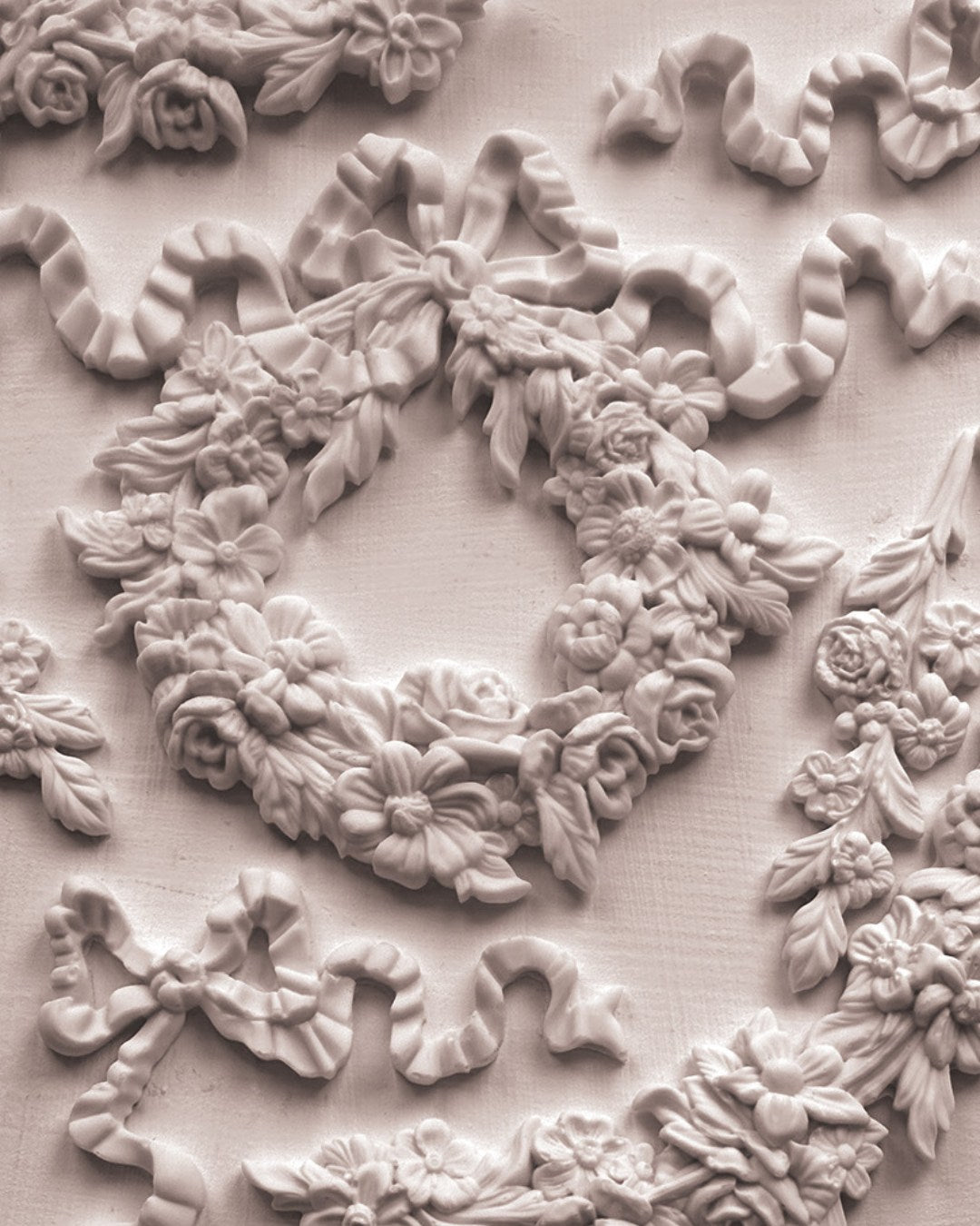 NEW! IOD Mould - WREATH & SWAGS (6"x10", 15.24cm x 25.4cm)