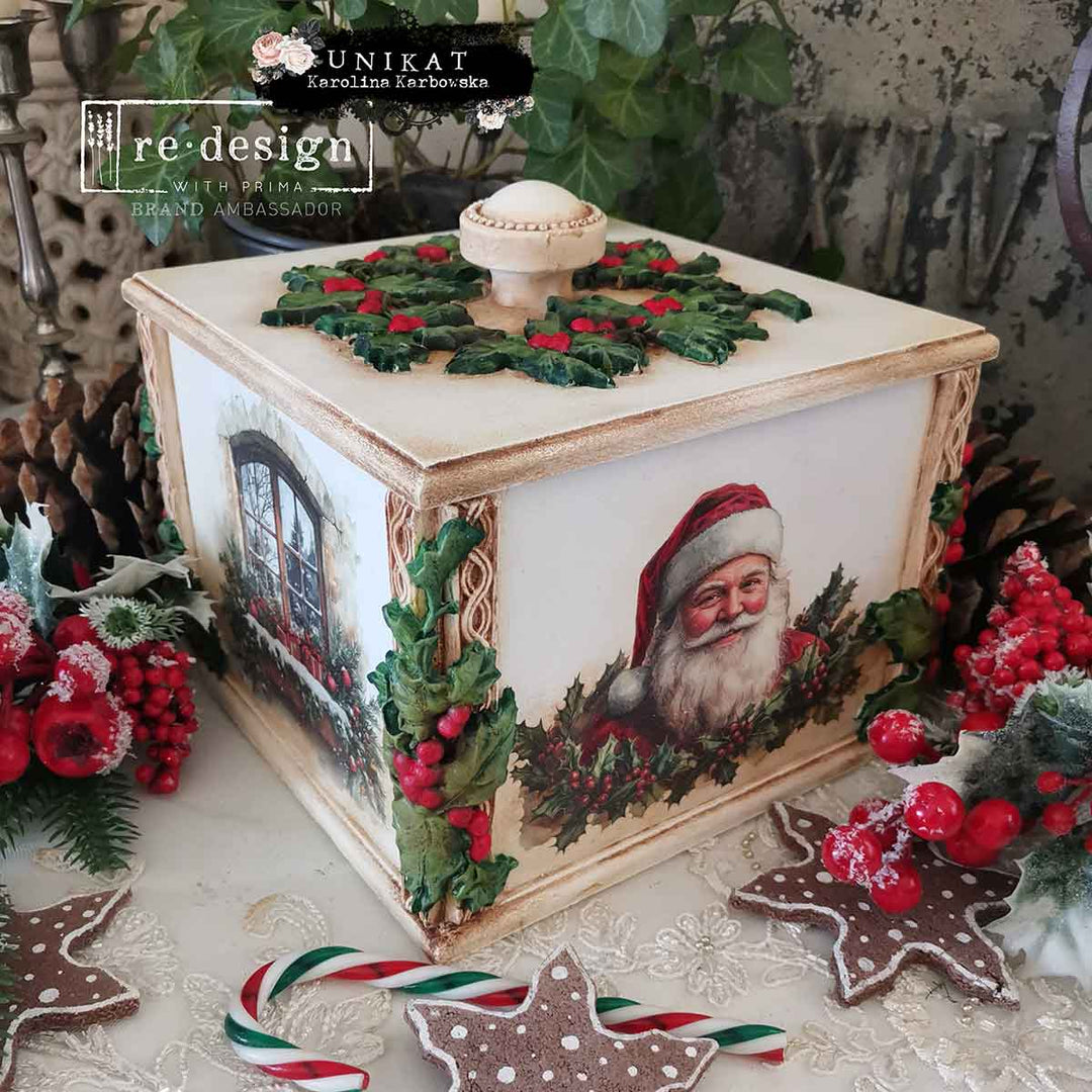 NEW! Redesign Middy Transfer - YULETIDE NOSTALGIA (4 sheets, each 21.59cm x 27.94cm) - Rustic Farmhouse Charm