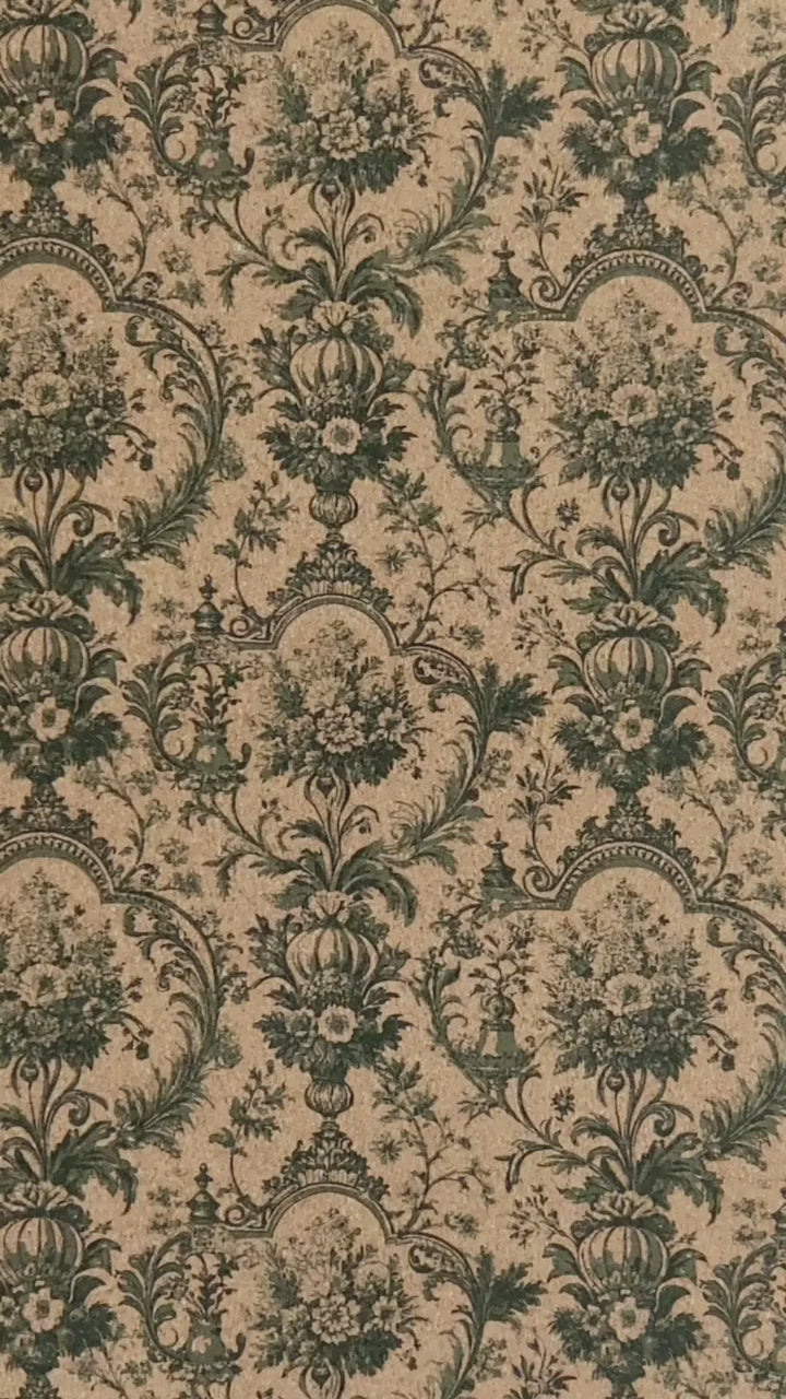 Adhesive Cork Fabric - CHATEAU GARDEN