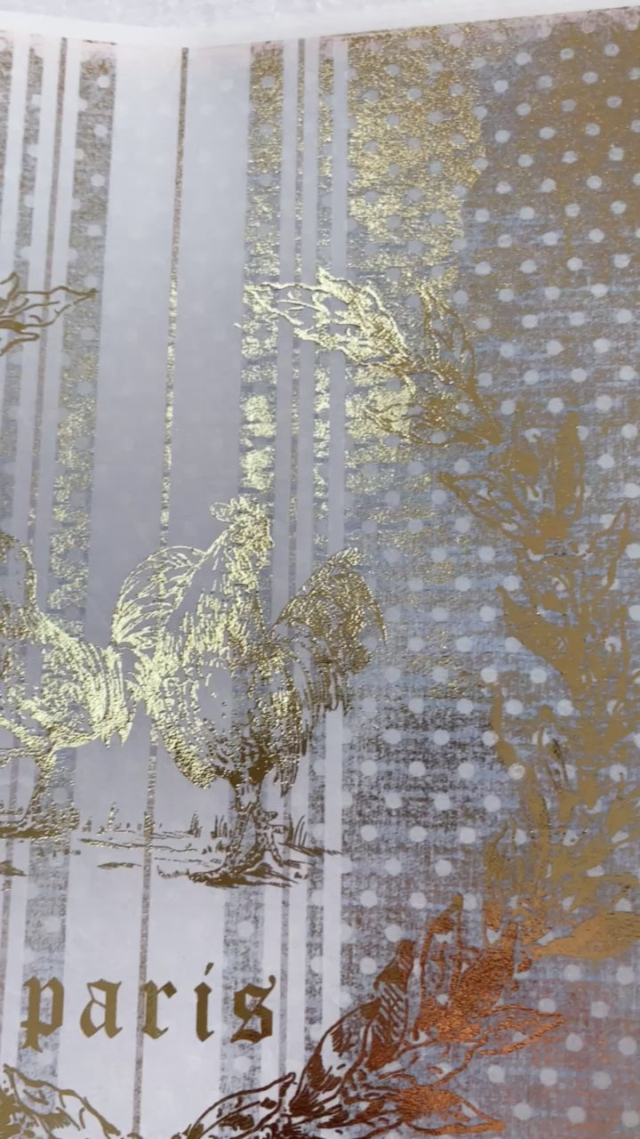 ABstudio Rice Paper Colour/Gold-Gilded - 1092 (A4)