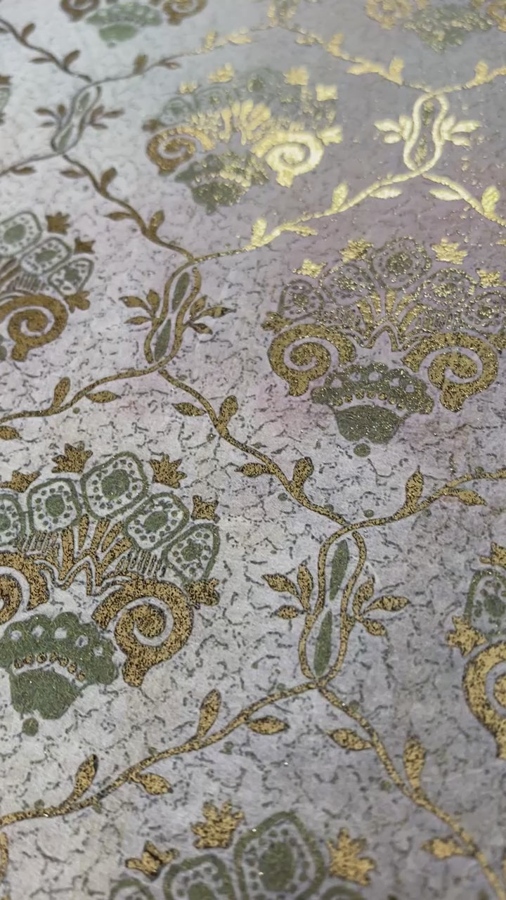 ABstudio Rice Paper Colour/Gold-Gilded - 1529 (A4)