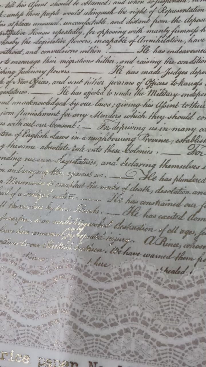 ABstudio Rice Paper Colour/Gold-Gilded - 1008 (A4)