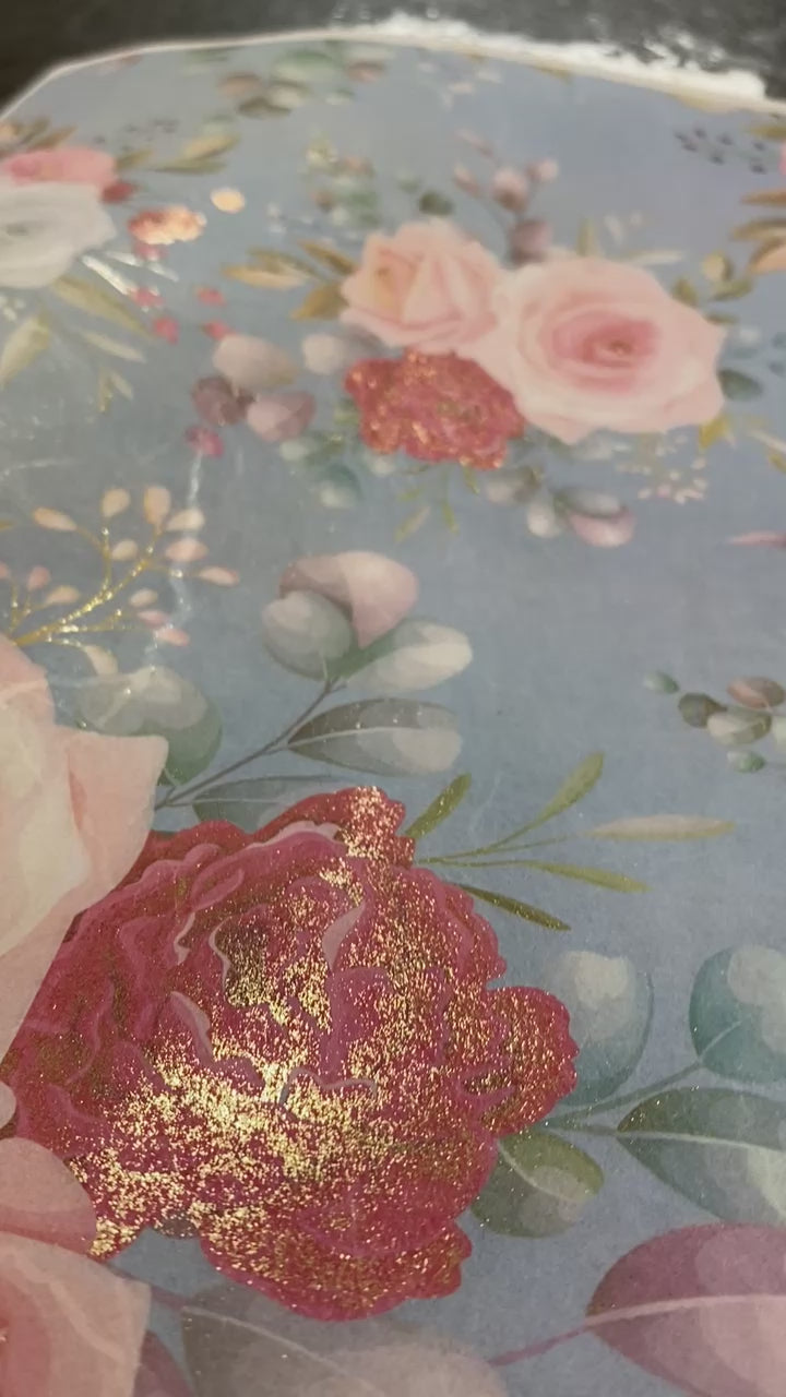 ABstudio Rice Paper Colour/Gold-Gilded - 1096 (A4)