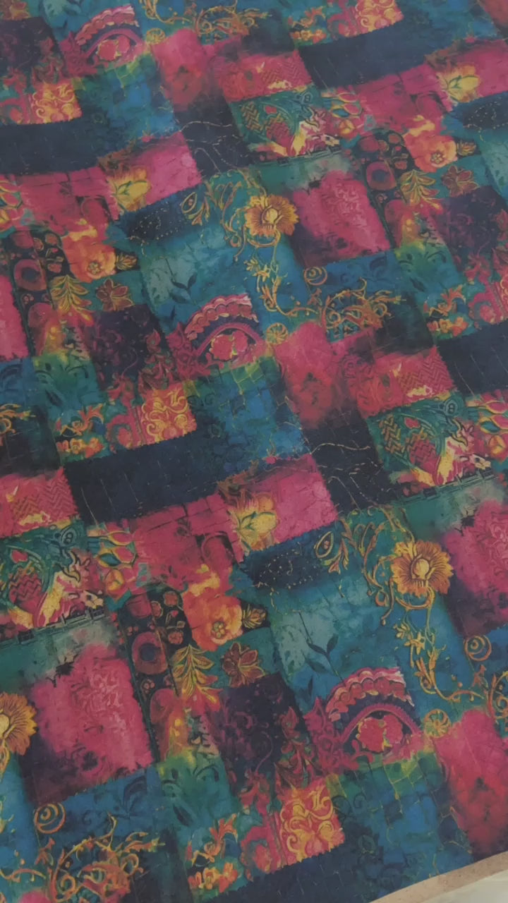 Adhesive Cork Fabric - BOHO TAPESTRY