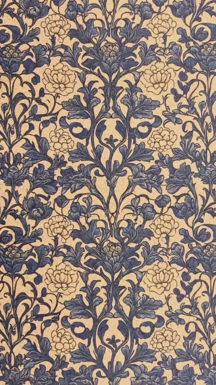 Adhesive Cork Fabric - HAMPTON TRELLIS