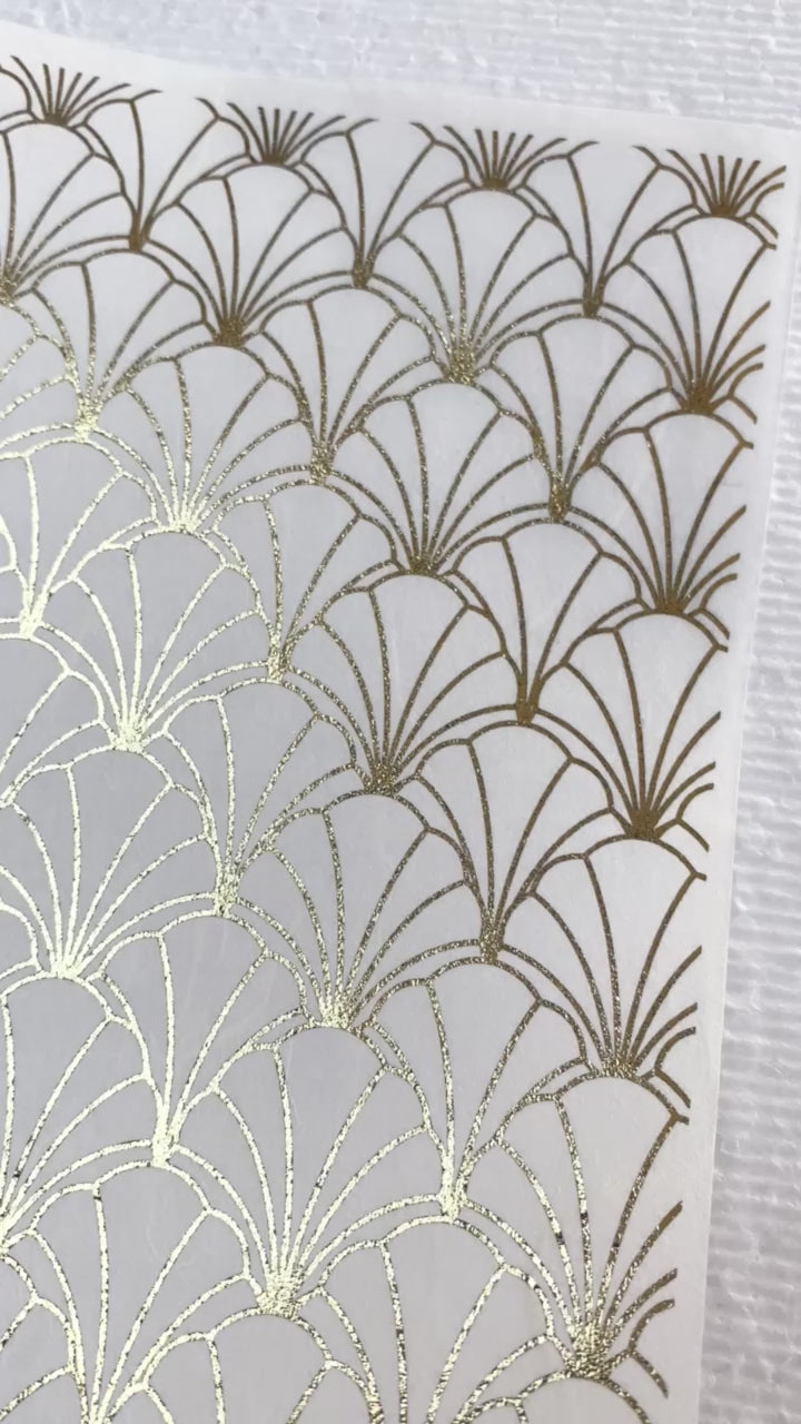 ABstudio Rice Paper Gold - 1420 Art Deco (A4)