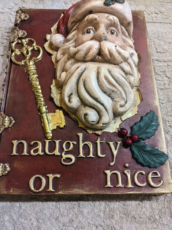 All-Day Workshop by My White Picket Fence: "CHRISTMAS IN JULY - Santa's Naughty or Nice Book" - Rustic Farmhouse Charm