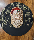 All-Day Workshop by My White Picket Fence: "CHRISTMAS IN JULY - Santa Plaque" - Rustic Farmhouse Charm